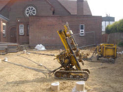 Piling machine